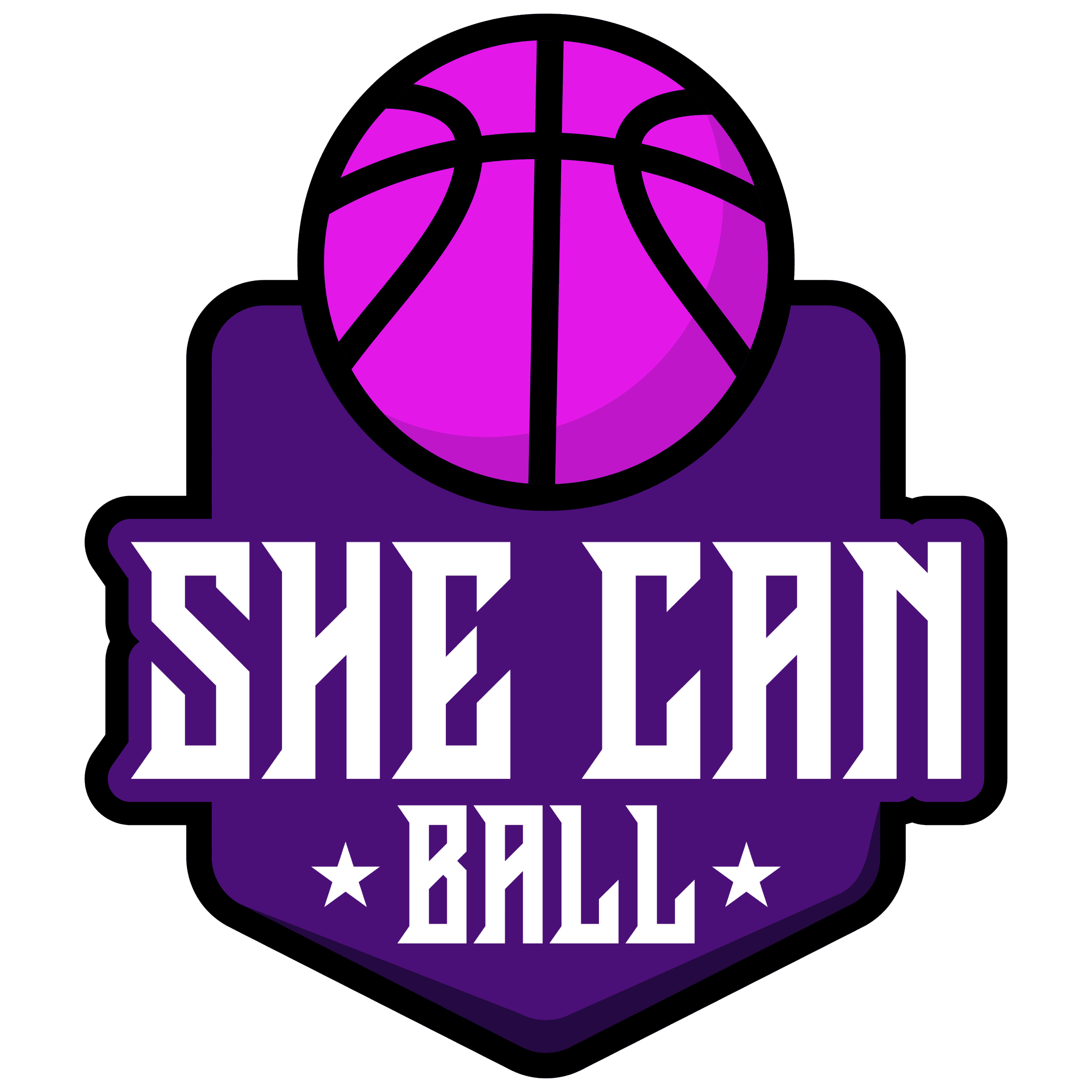 she can ball logo