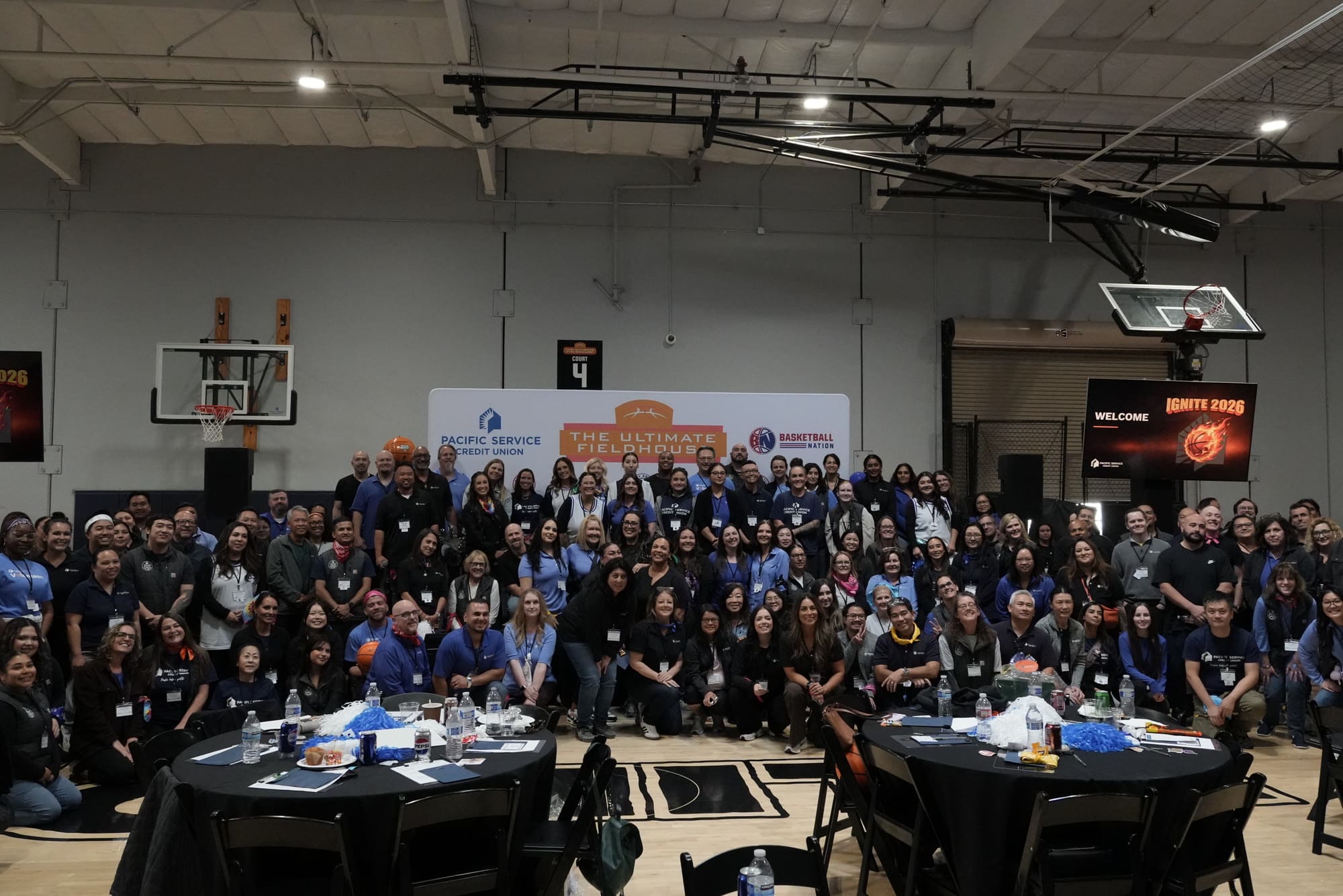 Corporate team building at Ultimate Fieldhouse